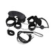 Male Power Leather 7-pack Lite Bondage Set Black - view 2
