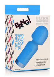 Bang 10x Mini Silicone Wand Blue