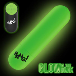 Glow-in-the-Dark Silicone Bullet by Bang!