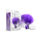 Nixie Metal Butt Plug With Ombre Tail Purple Metallic - view 2