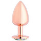 Gems Rosy Gold Anal Plug Large - view 4