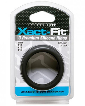 Xact-Fit Erection ring Kit 3 Medium to Large Black