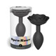 Love To Love Open Roses Anal Plug Large Black Onyx - view 2
