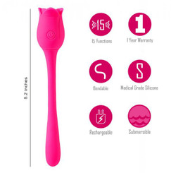 Meadow 15 Function Silicone Wrap Around Vibrator Silicone