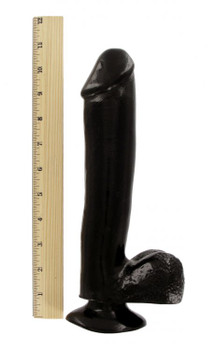 Mighty Midnight 10 Inch Huge Dildo with Suction Cup Adult Toy