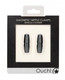 Shots Ouch Sensual Cylinder Magnetic Nipple Clamps - Black