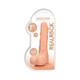 Real Rock Realistic Dildo With Balls - 7" - 17 Cm - Vanilla - view 2