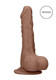 Real Rock Realistic Dildo With Balls - 7" - 17 Cm - Mocha - view 3