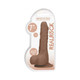 Real Rock Realistic Dildo With Balls - 7" - 17 Cm - Mocha - view 5