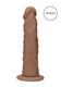 Real Rock Realistic Dildo - 7" - 17 Cm - Mocha - view 3