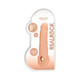 Real Rock Penis Extender With Rings - 9" - 22 Cm - Vanilla - view 2