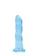 Realrock Crystal Clear Non-realistic Dildo With Suction Cup 7 In. Blue - view 4