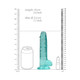 Realrock 7in Realistic Dildo W/ Balls Turquoise - view 5