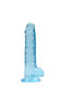 Realrock 7in Realistic Dildo W/ Balls Blue - view 2