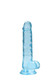 Realrock 7in Realistic Dildo W/ Balls Blue - view 4