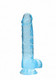 Realrock 8in Realistic Dildo W/ Balls Blue - view 4
