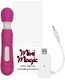 Vibratex Mini Magic Rechargeable Wand Massager Pink Silicone - Product SKU VTVMMRP