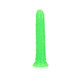 Realrock Glow In The Dark Slim 8 In. Dildo Neon Green - view 2