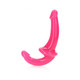Realrock Glow In The Dark 6 In. Strapless Strap-on Dildo Neon Pink - view 2