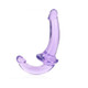 Realrock Crystal Clear 6 In. Strapless Strap-on Dildo Purple - view 2