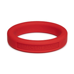 Classic 1.75 (44 mm) Silicone Med. Stretch Penis Ring Red