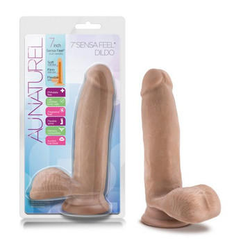 Au Naturel 7 inches Sensa Feel Dildo Latin by Blush