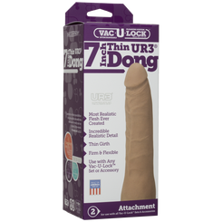 Vac-U-Lock 7 inches Ultraskyn Thin Dong Attachment