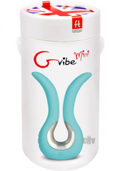 G Vibe Mini Rechargeable Massager Tiffany Mint