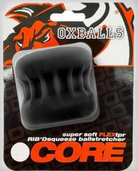 Oxballs Core Grip Squeeze Testicle Stretcher - Black Ice