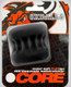 Oxballs Core Grip Squeeze Testicle Stretcher - Black Ice