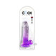 Kc 7 Penis Clear W/balls Purple - view 2