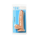 Thinz Uncut 7.3 In. Dildo With Balls Light - view 2