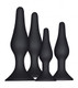 Edonista Alessandra 4pc Anal Plug Set Black - view 6