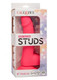 Silicone Studs Neon 6" Dildo - Pink