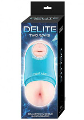 Delite Two Ways Mouth & Anal Beige