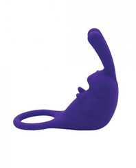 Natalie's Toy Box The Penis Hopper Erection Ring & Bullet Vibrator - Purple