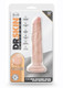 Dr. Skin Dr. Carter Dong With Suction Cup Silicone 7 In. Vanilla