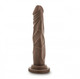 Dr. Skin Dr. Carter Dong With Suction Cup Silicone 7 In. Chocolate - view 2