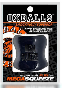 Mega Squeeze Testicle stretcher Black