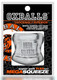 Mega Squeeze Testicle stretcher Clear