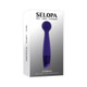 Selopa Gumball Rechargeable Slim Wand Silicone Purple - view 2