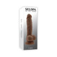 Selopa 6 In. Natural Feel Dildo Dark - view 2