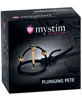 The Mystim Plunging Pete w/Corona Strap & Urethral Sound Sex Toy For Sale