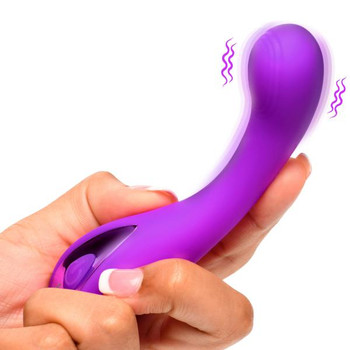 G-Spot Silicone Vibrator - Purple by Bang!