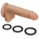 Cloud 9 Dual Density Real Touch 6 inches Dildo with Balls - view 4