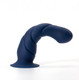 Marin 8 In Posable Silicone Dong Blue - view 3
