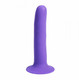 Marin 8 In Posable Silicone Dong Purple - view 4