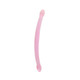 Shots Realrock Crystal Clear 17" Double Dildo - Pink - view 4