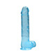 Realrock 9in Realistic Dildo W/ Balls Blue - view 7