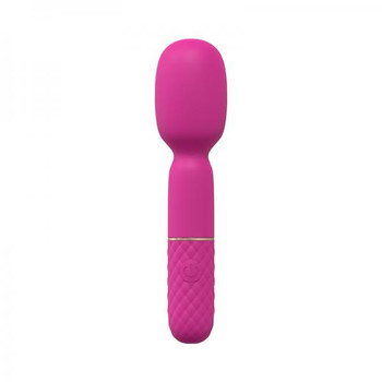 Loveline Bella 10 Speed Vibrating Mini-wand Silicone Rechargeable Waterproof Pink